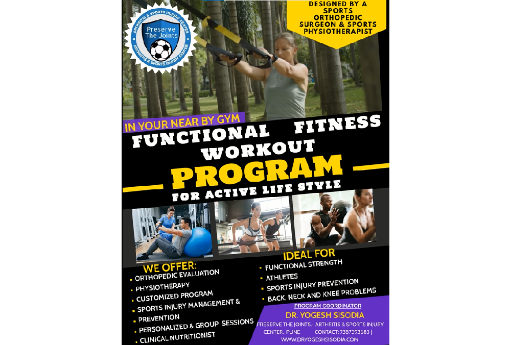 Functional fitness workout program for an active lifestyle